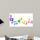 Musical Rainbow Wall Decal