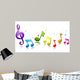 Musical Rainbow Wall Decal