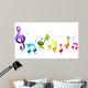 Musical Rainbow Wall Decal
