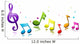 Musical Rainbow Wall Decal