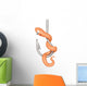 fishing hook worm Wall Decal