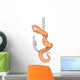 fishing hook worm Wall Decal