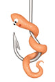 fishing hook worm Wall Decal