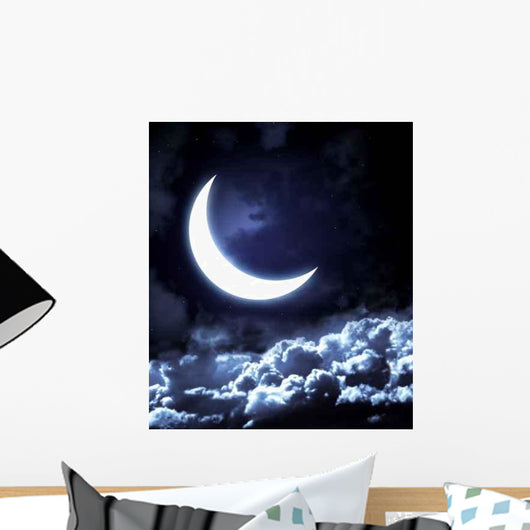Moon Wall Decal Design 3