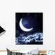 Moon Wall Decal Design 3