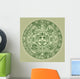 Stylized Aztec Calendar Wall Mural