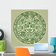 Stylized Aztec Calendar Wall Mural