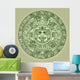 Stylized Aztec Calendar Wall Mural