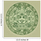 Stylized Aztec Calendar Wall Mural