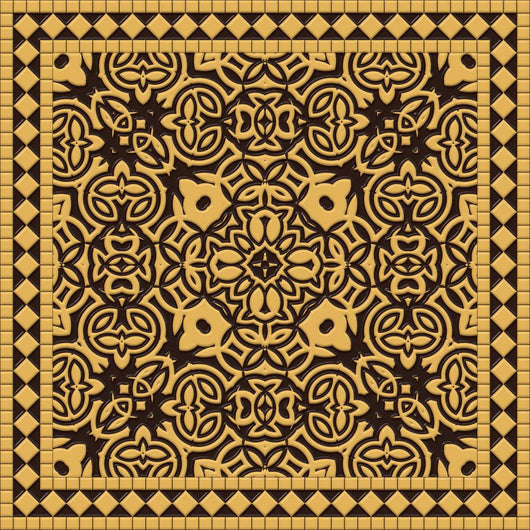 Ceramic Tile Seamless Pattern Wall Decal