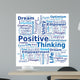 Cloud of Words - Positive Thinking Wall Decal
