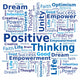 Cloud of Words - Positive Thinking Wall Decal
