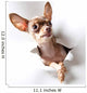 Funny little dog on white Wall Decal
