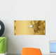 Gold Eagle Background Wall Mural