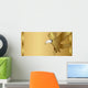 Gold Eagle Background Wall Mural