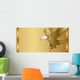 Gold Eagle Background Wall Mural