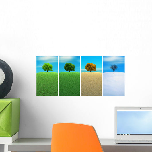 Four Seasons Wall Mural