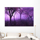 Lavender Forest 3D Render Wall Mural