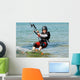 Kitesurfing with a smile Wall Mural