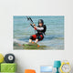 Kitesurfing with a smile Wall Mural