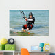 Kitesurfing with a smile Wall Mural