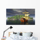 Pirate Ship with Pirates Wall Mural