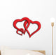 Family Hearts Wall Decal