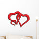 Family Hearts Wall Decal
