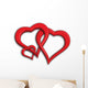 Family Hearts Wall Decal