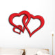 Family Hearts Wall Decal