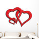Family Hearts Wall Decal