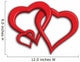 Family Hearts Wall Decal