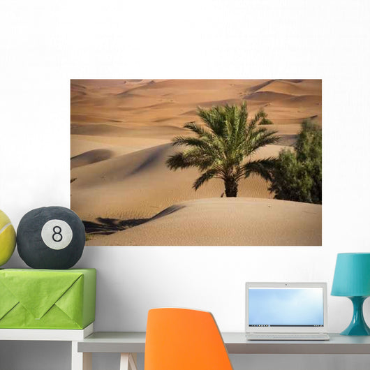 Oasis Desert Wall Decal Design 1