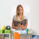 Reading Bible Wall Mural