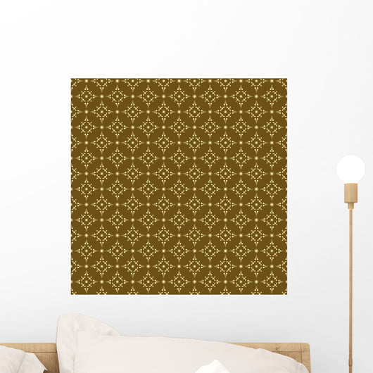 Vector Seamless Geometric Dark Wall Decal