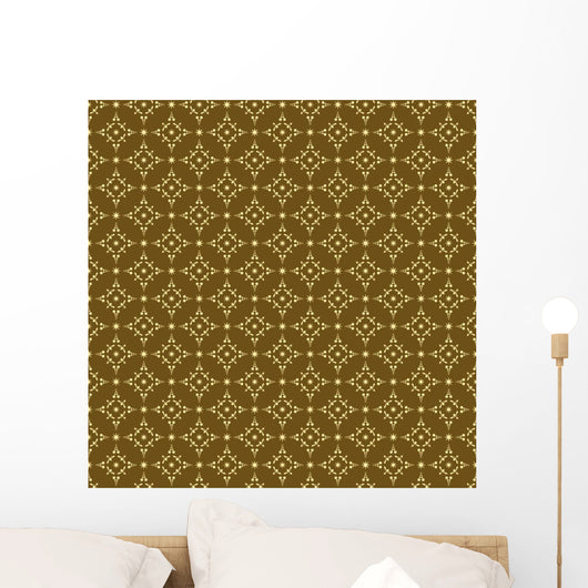 Vector Seamless Geometric Dark Wall Decal