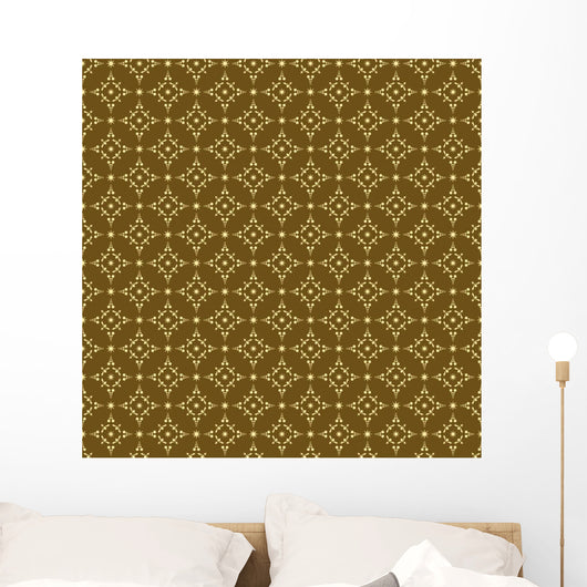 Vector Seamless Geometric Dark Wall Decal