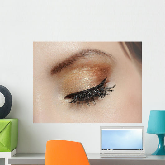 Beautiful Macro Shot Eye Wall Mural