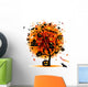 Halloween Night Tree Wall Decal