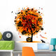 Halloween Night Tree Wall Decal