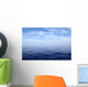 Calm sea blue water ocean sky horizon scenics Wall Mural
