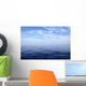 Calm sea blue water ocean sky horizon scenics Wall Mural