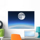 Full Moon over Earth's Wall Decal Design 2