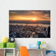 Manhattan Hudson River Sunset Wall Mural