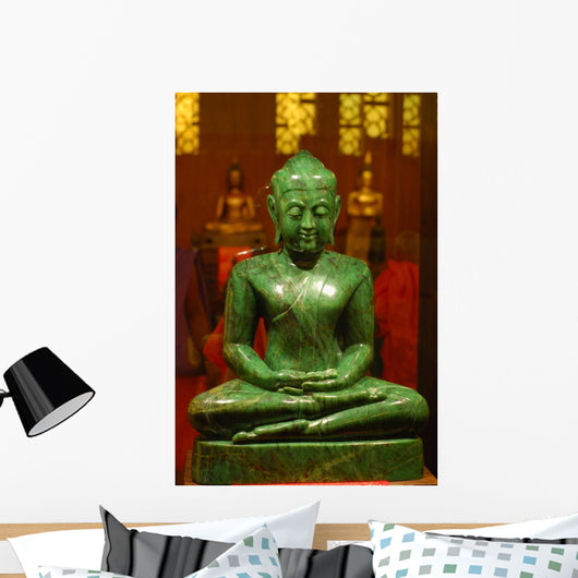 Jade Buddha Statue Wall Mural