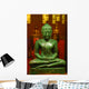 Jade Buddha Statue Wall Mural
