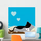 Cute Cat Wall Mural