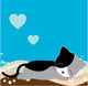 Cute Cat Wall Mural