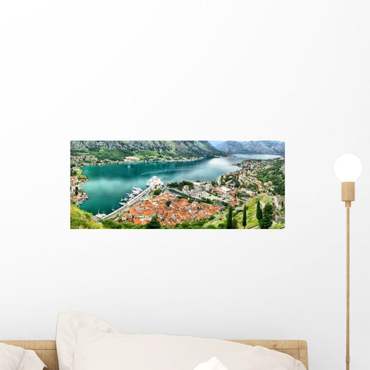 Panoramic Kotor Bay and Wall Decal
