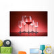 Wine Glasses Wall Mural